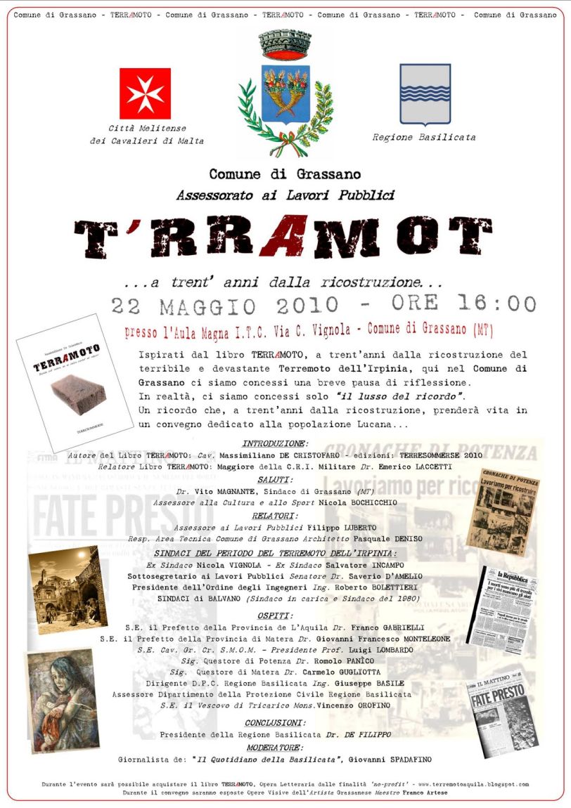 Libro Terramoto: parla l’assessore Stefano Bonci, assessore dei beni e della cultura di Fossombrone (pu)